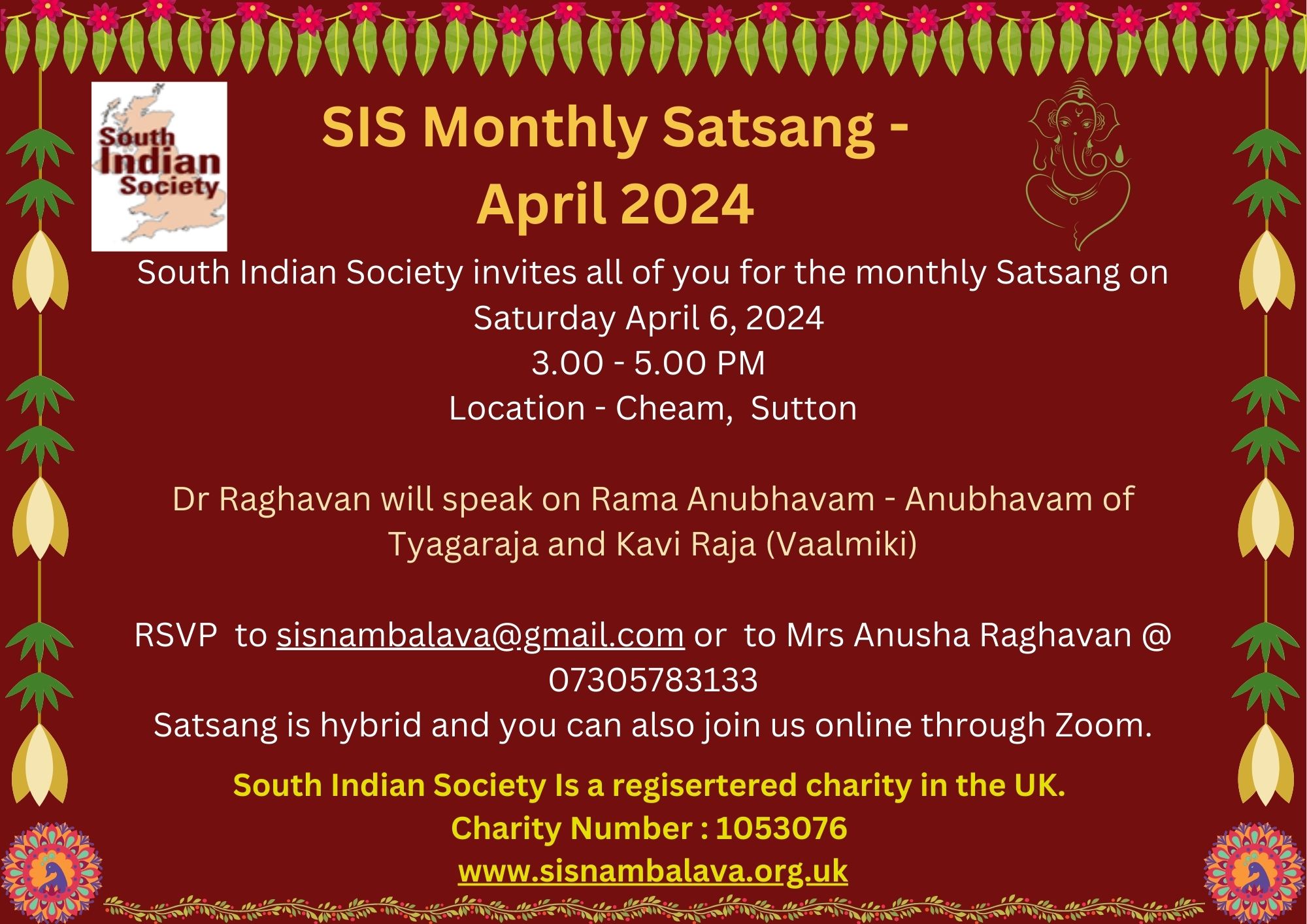 London Satsang 2024